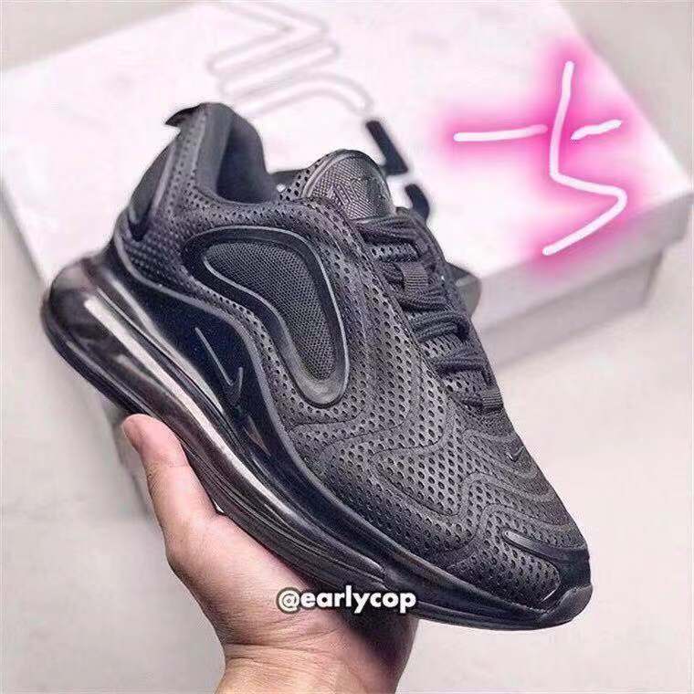 New Nike Air Max 720 All Black Shoes